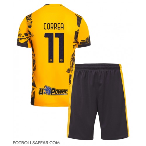 Inter Milan Joaquin Correa #11 Tredje Dräkt Barn 2024-25 Kortärmad (+ Korta byxor)